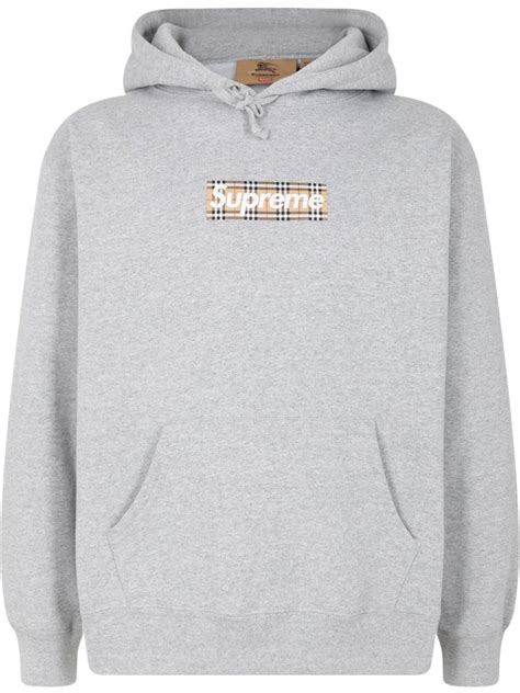 hoodie supreme burberry|burberry hoodie for men price.